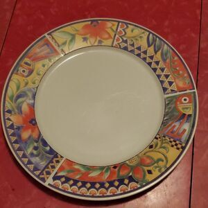 Lynns Stoneware Savanna Rim Dinner Plate 10 5/8"
